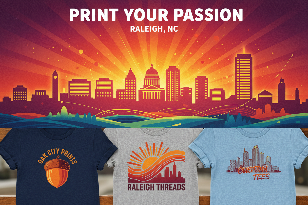 Custom T-Shirt Printing in Raleigh, NC — Oak City Tees