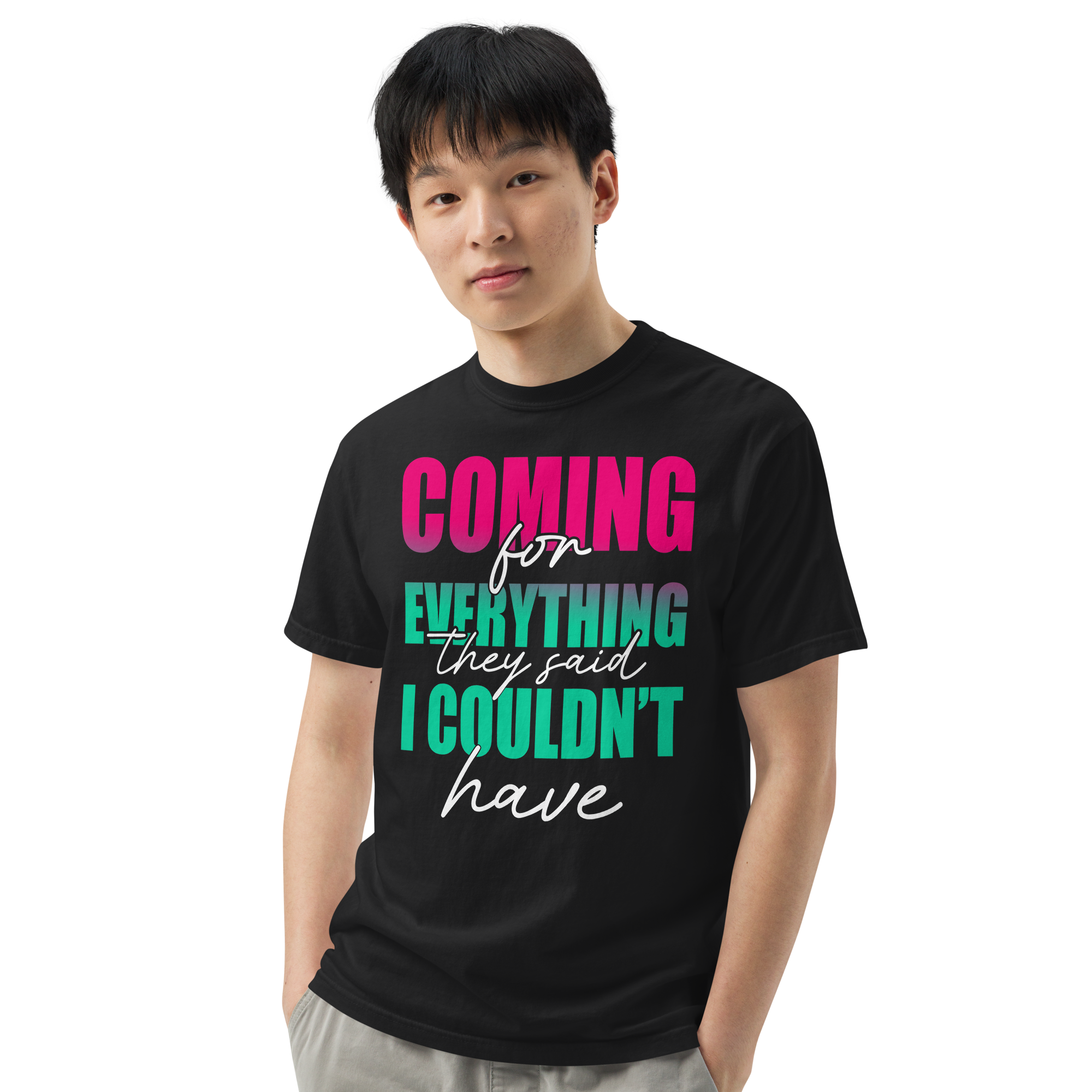 Unisex garment-dyed heavyweight t-shirt