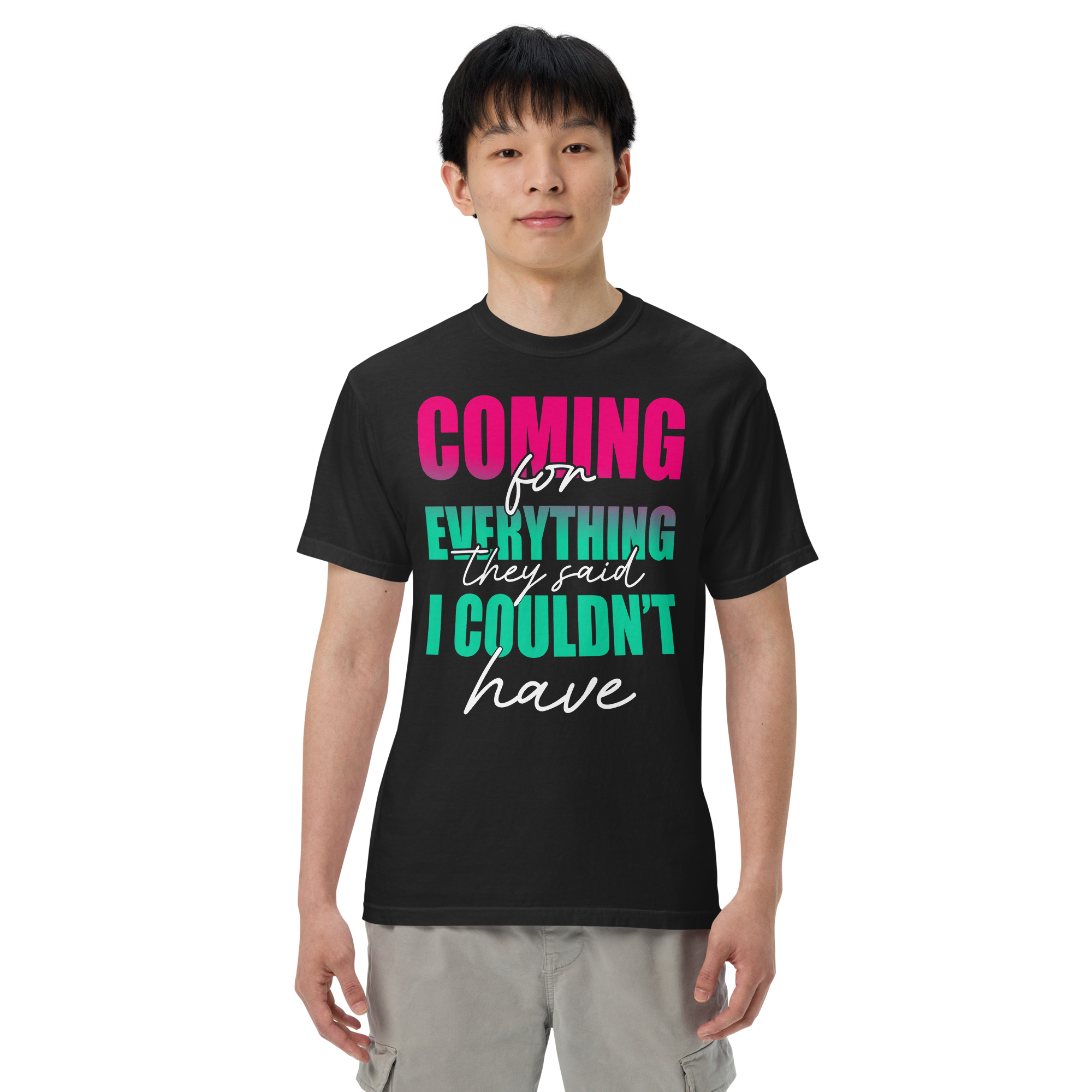 Unisex garment-dyed heavyweight t-shirt