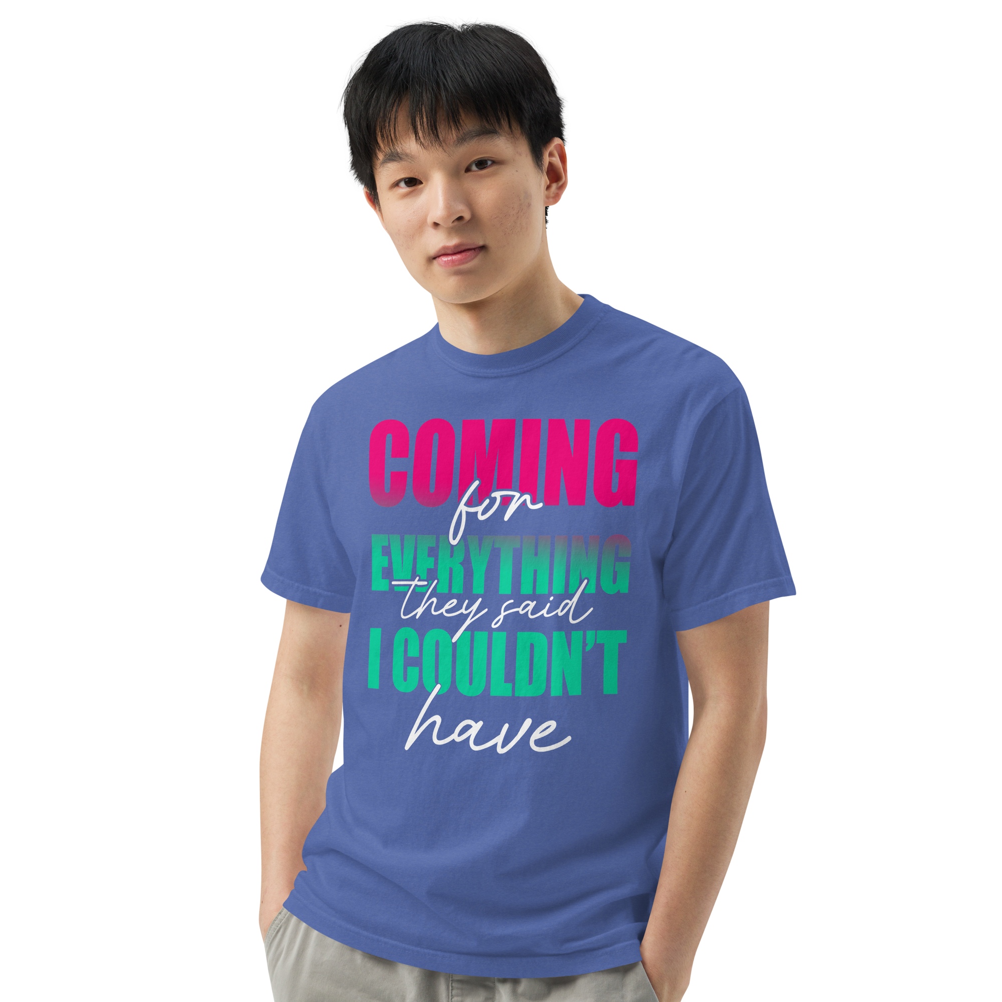 Unisex garment-dyed heavyweight t-shirt