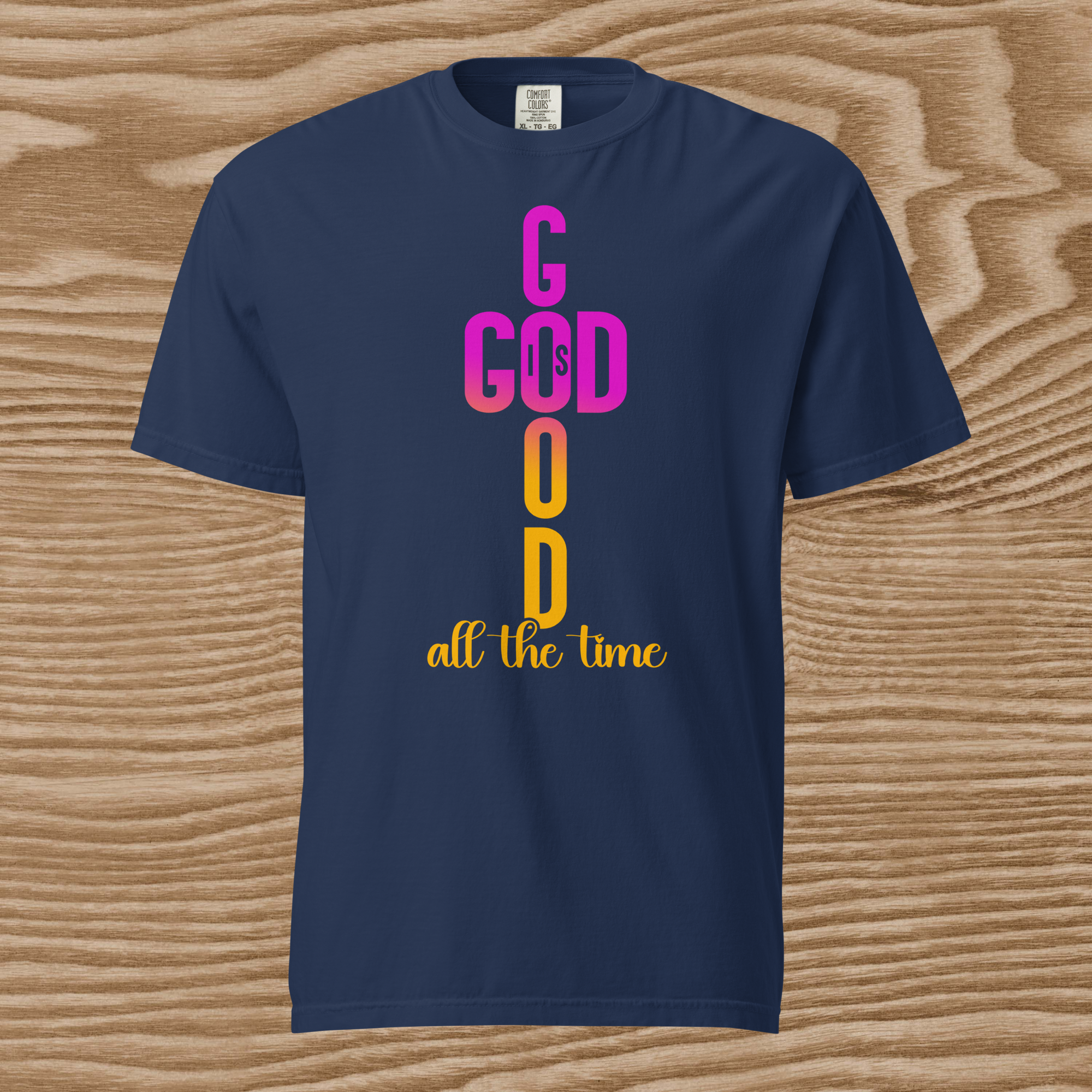 Unisex garment-dyed heavyweight t-shirt
