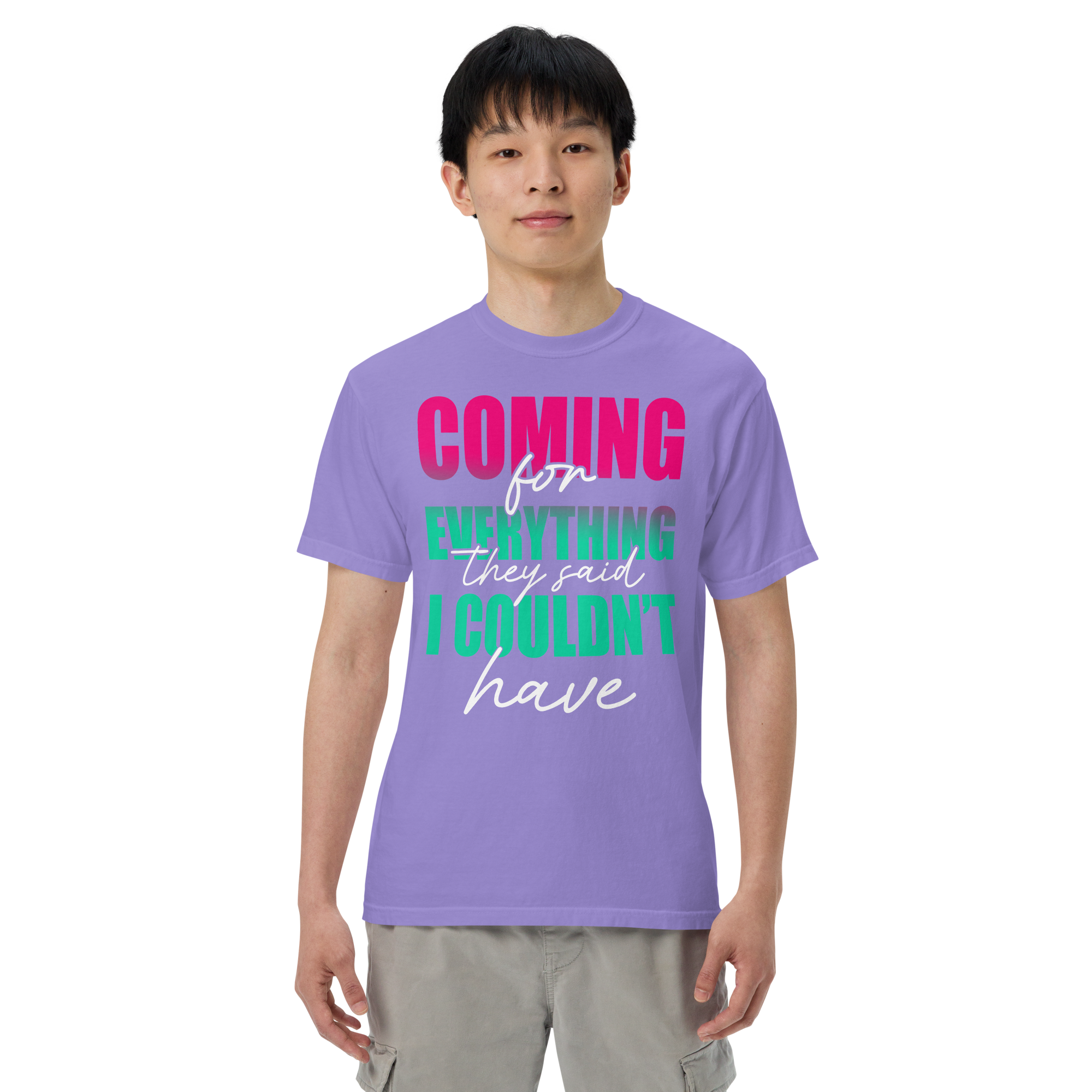 Unisex garment-dyed heavyweight t-shirt