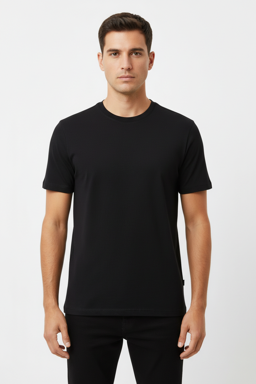 Unisex Black Custom Tee