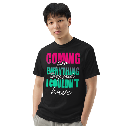 Unisex garment-dyed heavyweight t-shirt