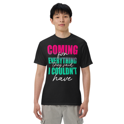 Unisex garment-dyed heavyweight t-shirt