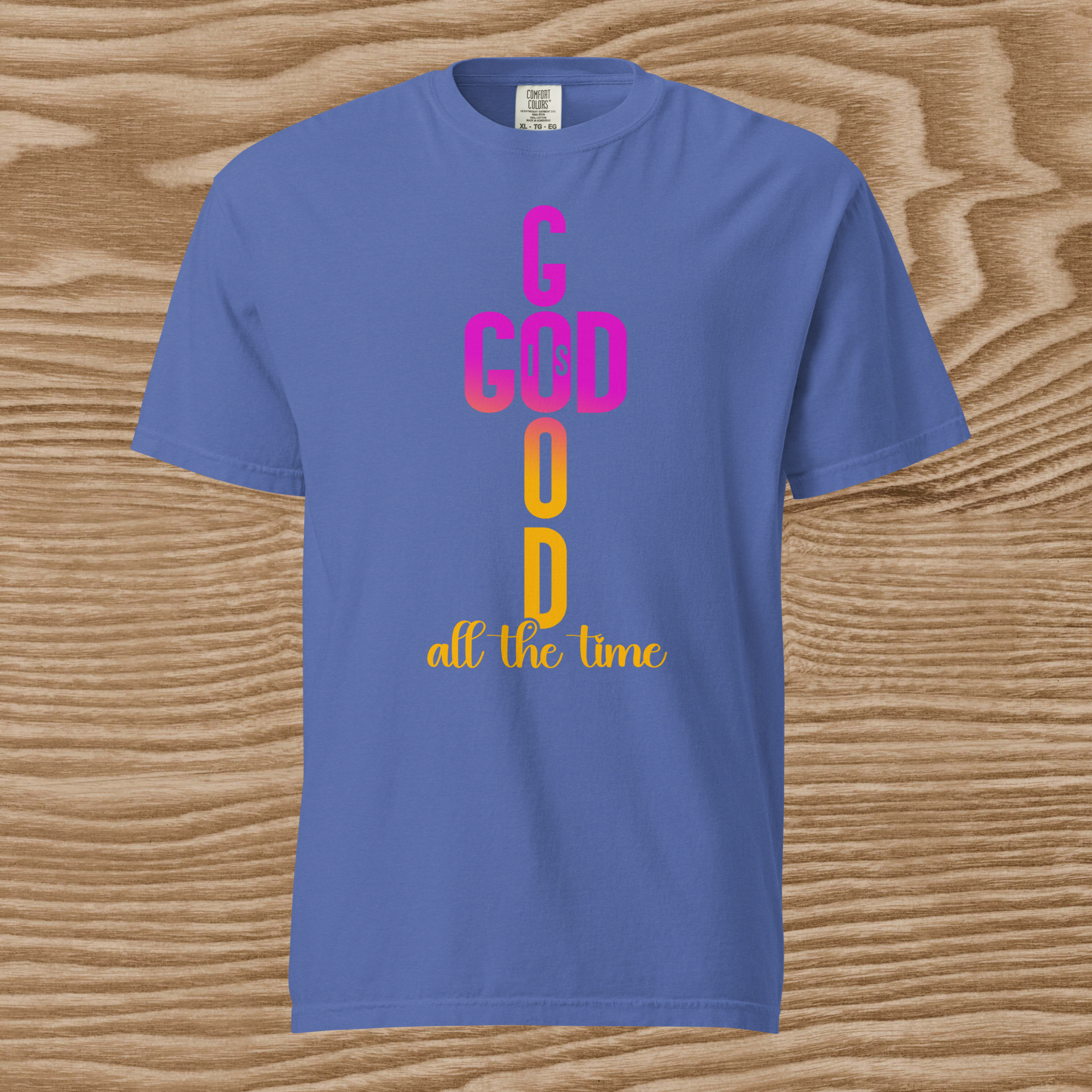 Unisex garment-dyed heavyweight t-shirt