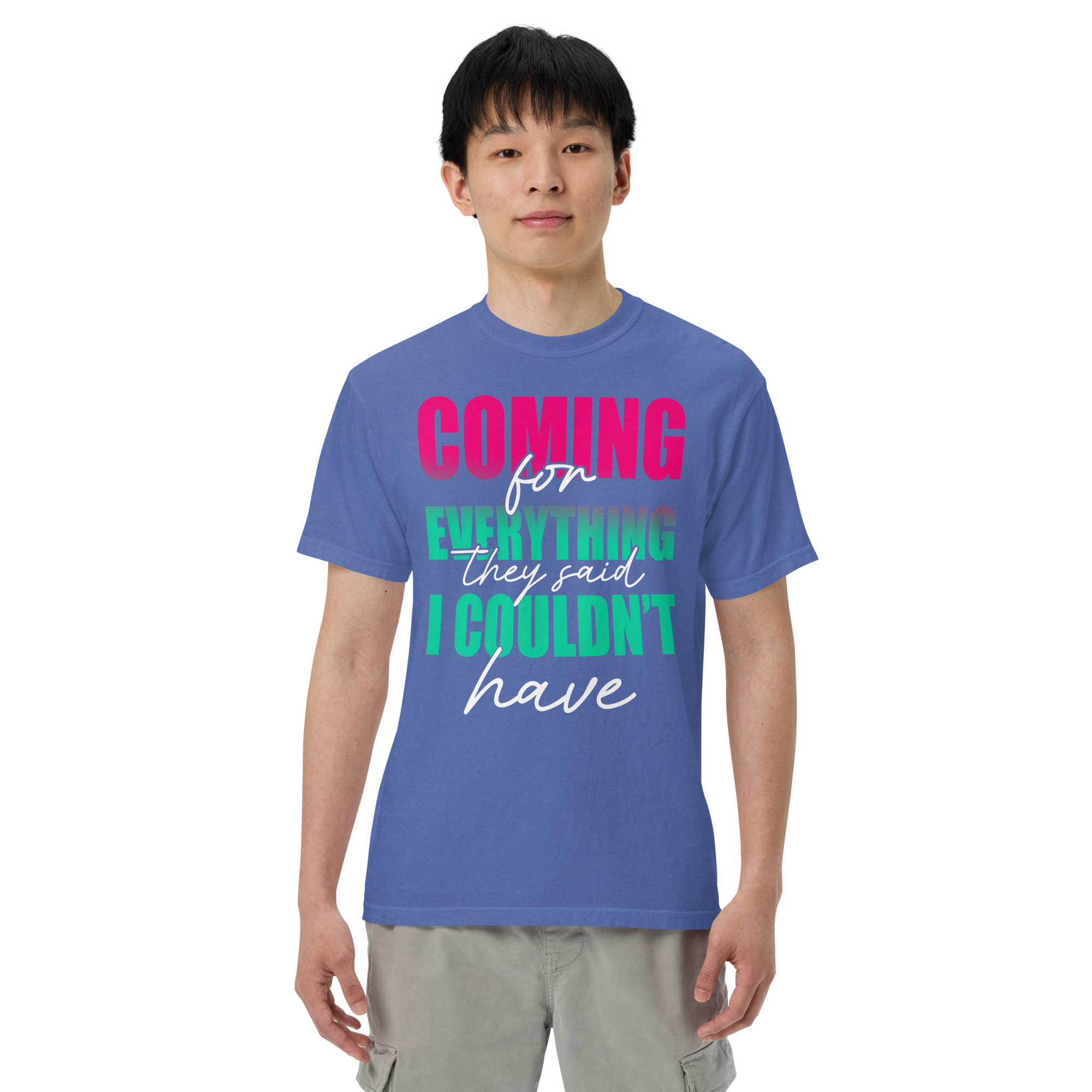 Unisex garment-dyed heavyweight t-shirt