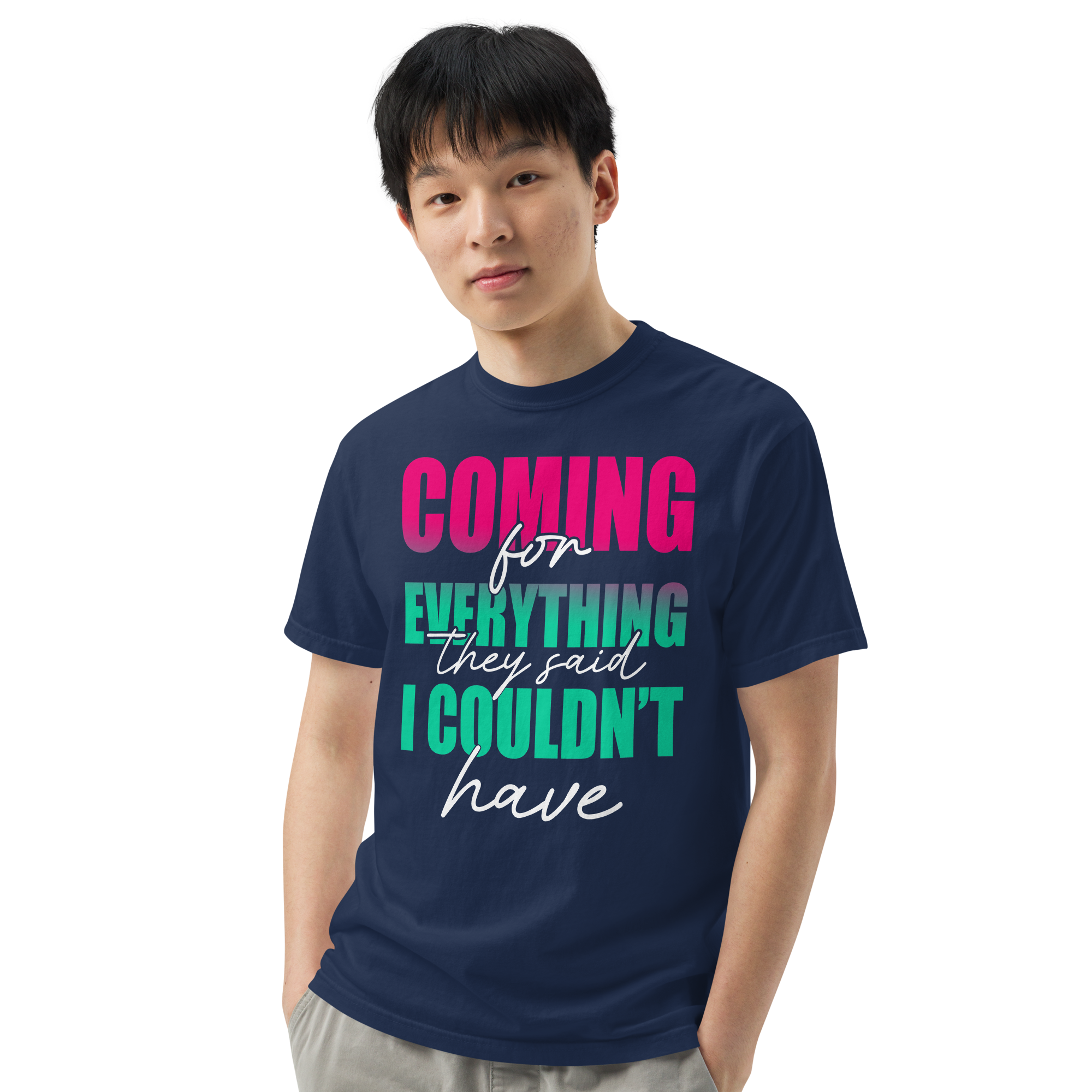 Unisex garment-dyed heavyweight t-shirt
