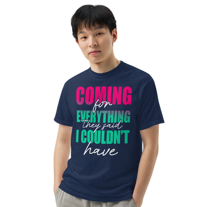 Unisex garment-dyed heavyweight t-shirt
