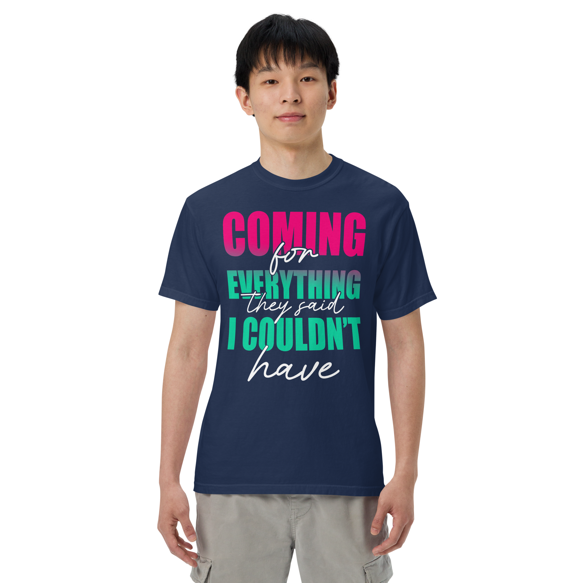 Unisex garment-dyed heavyweight t-shirt