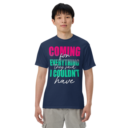 Unisex garment-dyed heavyweight t-shirt