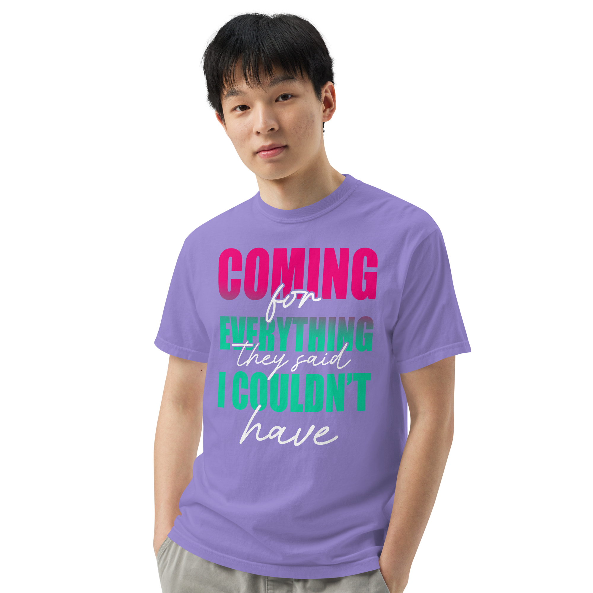 Unisex garment-dyed heavyweight t-shirt