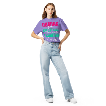 Unisex garment-dyed heavyweight t-shirt